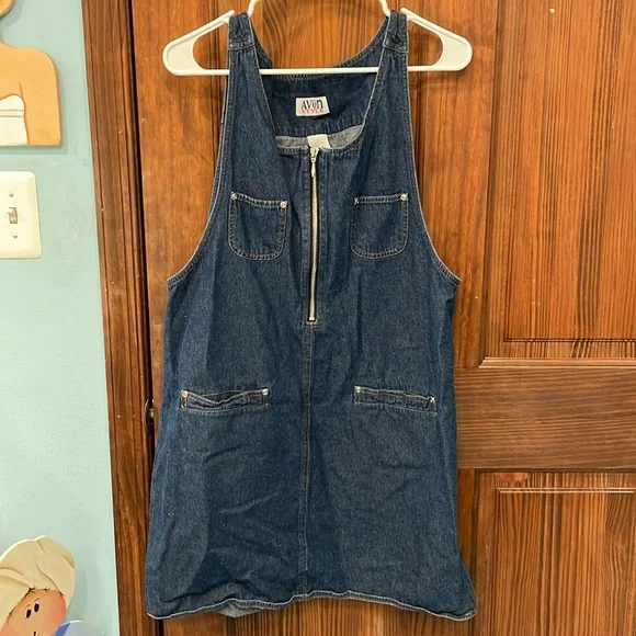 Avon | Dresses | Ladies Avon Style Overalls Dress | Poshmark